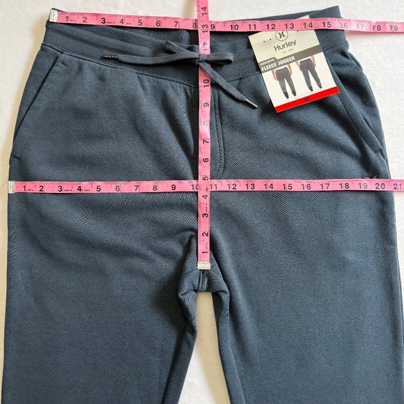 Hurley Men’s Fleece Joggers/Pants, Blue, Medium NWT - Picture 9 of 15